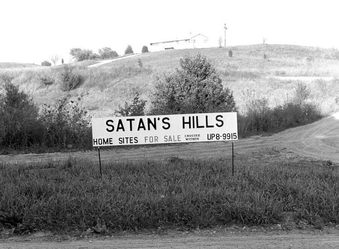 Hell - Old Sign For Subdivision Near Hell